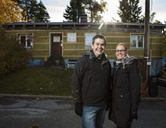 Ola and Erika, homeowners of renZERO pilot object